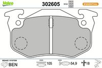 Bremsbelagsatz, Scheibenbremse