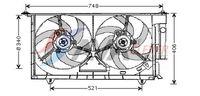 Ventilator, radiator AVA Clever Choice, Cod: CN7525