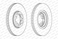 FERODO Remschijf 2