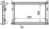 Thumbnail - Radiateur - CR1354000P - MAHLE
