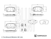 Bremsbelagsatz, Scheibenbremse