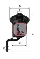 Filtru combustibil SOFIMA, Cod: S 1927 B