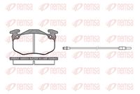 комплект спирачно феродо, дискови спирачки