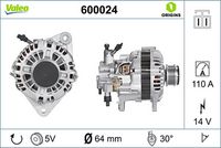 Generator / Alternator VALEO, Cod: 600024