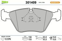 Bremsbelagsatz, Scheibenbremse