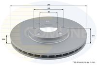 Disc frana COMLINE, Cod: ADC1112V