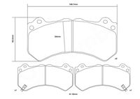 BREMBO High performance remblokkenset 3