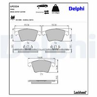 Bremsbelagsatz, Scheibenbremse