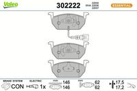 Bremsbelagsatz, Scheibenbremse