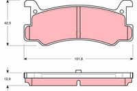 комплект спирачно феродо, дискови спирачки