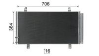 Thumbnail - Condensor, airconditioning - AC1078000S - MAHLE