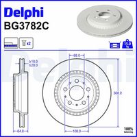 Disc frana DELPHI, Cod: BG3782C