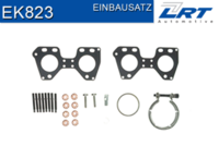 Montagesatz, Abgaskrümmer