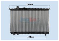 Radiator, racire motor JAPKO, Cod: RDA283095