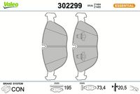 Bremsbelagsatz, Scheibenbremse