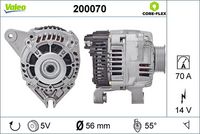 Generator / Alternator VALEO, Cod: 200070