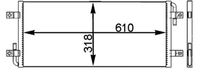 Thumbnail - Lage temperatuurkoeler, intercooler - CIR22000P - MAHLE