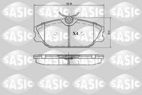комплект спирачно феродо, дискови спирачки