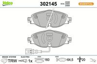 Bremsbelagsatz, Scheibenbremse