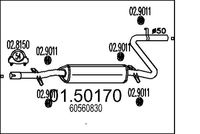 Mittelschalldämpfer