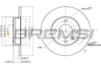Спирачен диск CD6042S BREMSI