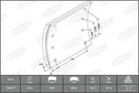 BERAL Remvoeringsset, trommelrem 1