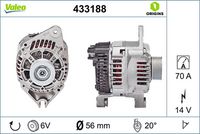 Generator / Alternator VALEO, Cod: 433188