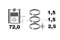 Thumbnail - Zuigerveerset - R1004000 - ET ENGINETEAM