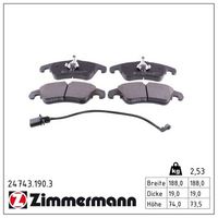 комплект спирачно феродо, дискови спирачки