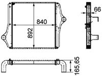 Thumbnail - Intercooler, inlaatluchtkoeler - CI127000P - MAHLE