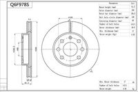 Disc frana AISIN, Cod: Q6F978S