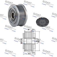 Fulie alternator SIDAT, Cod: 455014