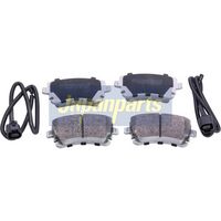 комплект спирачно феродо, дискови спирачки