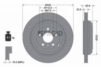 Спирачен диск 54509NC PAGID