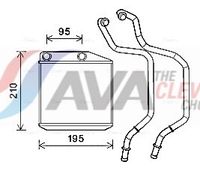 Radiator incalzire interior AVA Clever Choice, Cod: FT6313