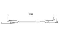 Warnkontakt, Bremsbelagverschleiß