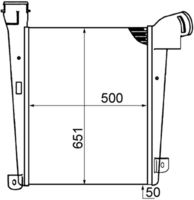 Thumbnail - Intercooler, inlaatluchtkoeler - CI400000P - MAHLE
