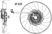 Thumbnail - Koelventilatorwiel - CFF474000P - MAHLE