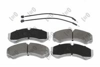 Set placute frana,frana disc ABAKUS, Cod: 231-01-136