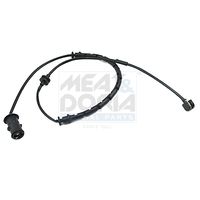 предупредителен контактен сензор, износване на накладките