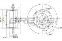 Спирачен диск CD6811S BREMSI