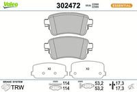 Bremsbelagsatz, Scheibenbremse