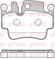 комплект спирачно феродо, дискови спирачки