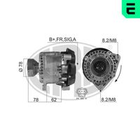 Generator / Alternator ERA, Cod: 210366