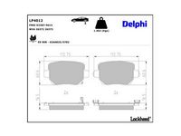 комплект спирачно феродо, дискови спирачки