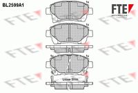 Bremsbelagsatz, Scheibenbremse