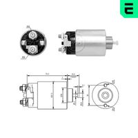 Solenoid, electromotor ERA, Cod: ZM7698