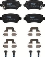 комплект спирачно феродо, дискови спирачки