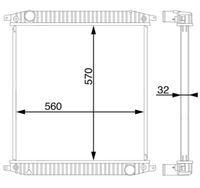 Thumbnail - Radiateur - CR703000S - MAHLE