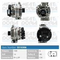Generator / Alternator MEAT & DORIA, Cod: 5510306